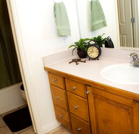 Divided Bathroom