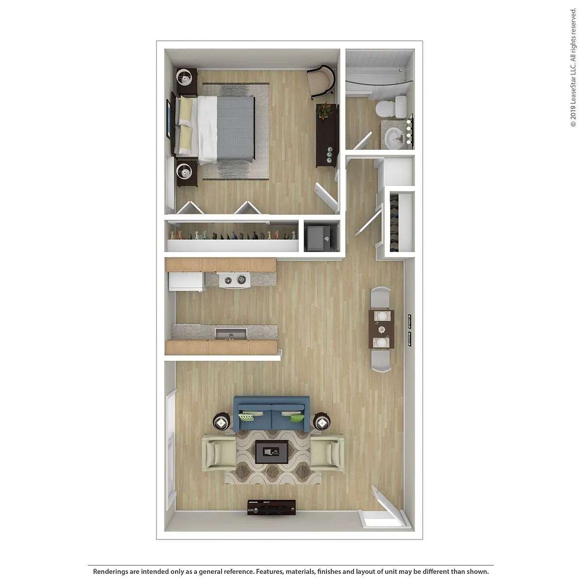 Floor plan The Impressionist