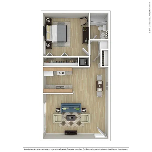 Floor plan The Impressionist