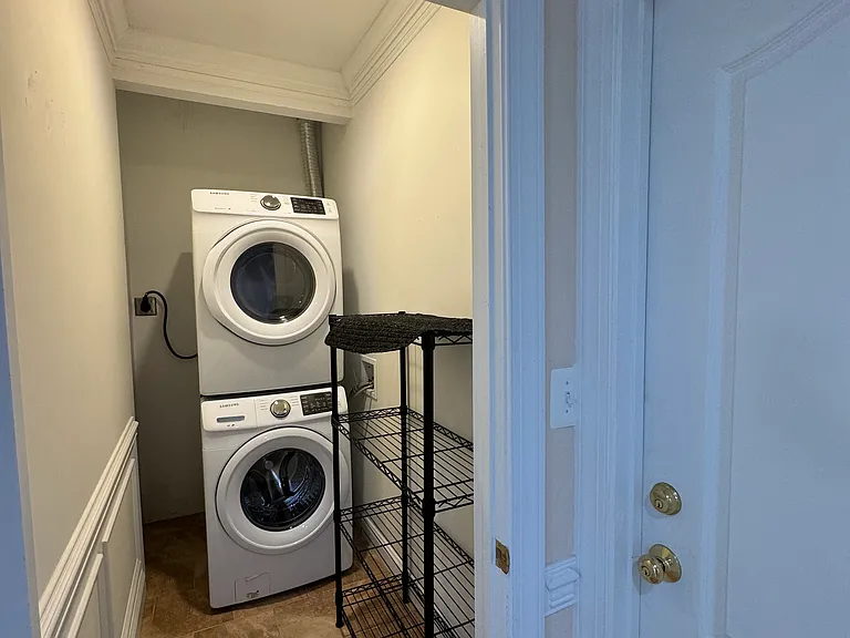 On site washer/dryer
