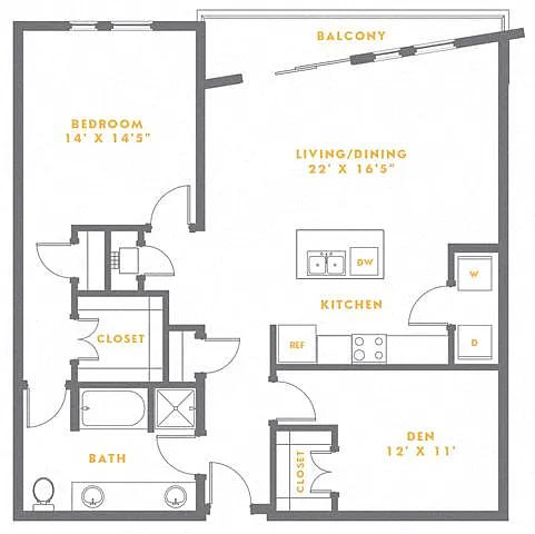 Floor plan The Woodruff