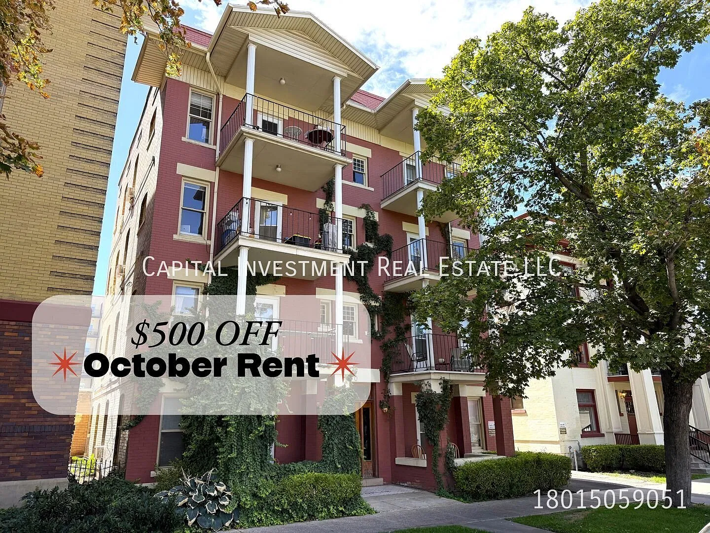 $500 Off October's Rent- Apply Now! — Photo 1