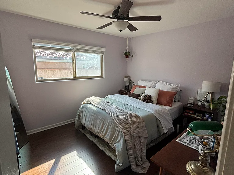 Floor #4: 12'x11' w/ walk-in closet. Bed is a queen size. Place will be UNFURNISHED.