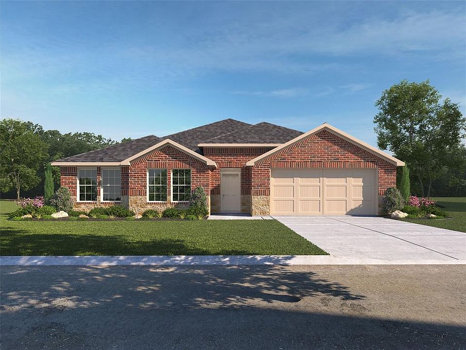 D.R. Horton's Irving floorplan, elevation B. All Home and community information, including pricing, included features, terms, availability and amenities, are subject to change at any time without notice or obligation. All Drawings, pictures, photographs, video, square footages, floor plans, elevations, features, colors and sizes are approximate for illustration purposes only and will vary from the homes as built.