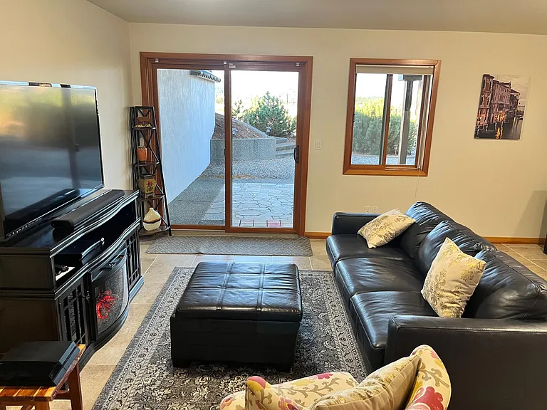 Downstairs tv room