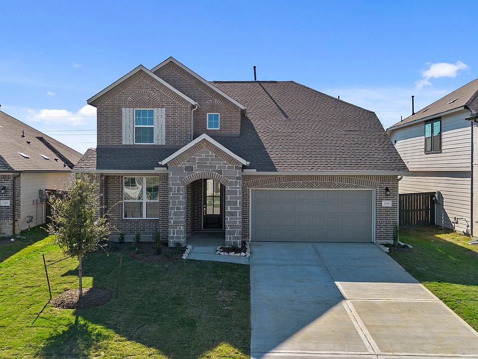 Welcome home to 2138 Birch Brook Lane located in the Cedar Pointe Community and zoned to Crosby ISD.