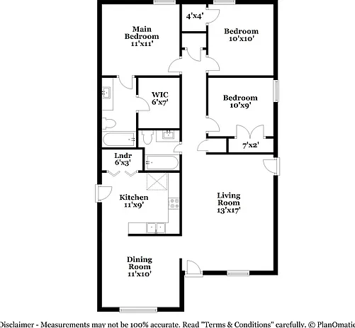 3 bed, 2.0 bath, 1100 sqft, $1,825 — Photo 2
