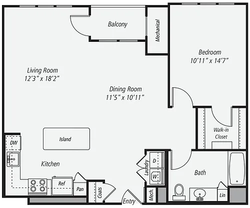 Floor plan A11-1000