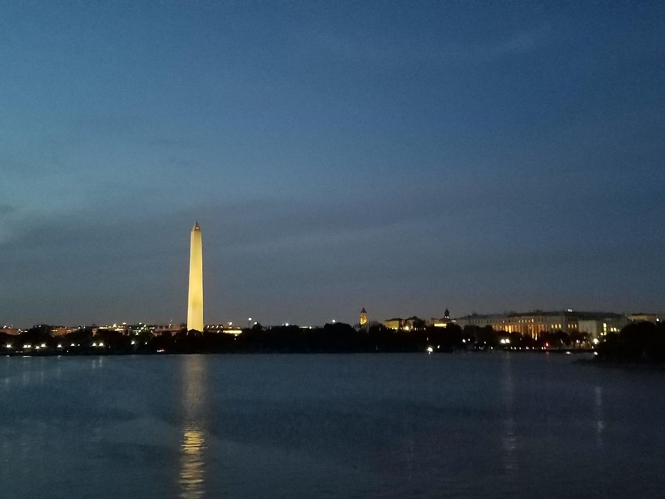 View is close to the Washington Monument