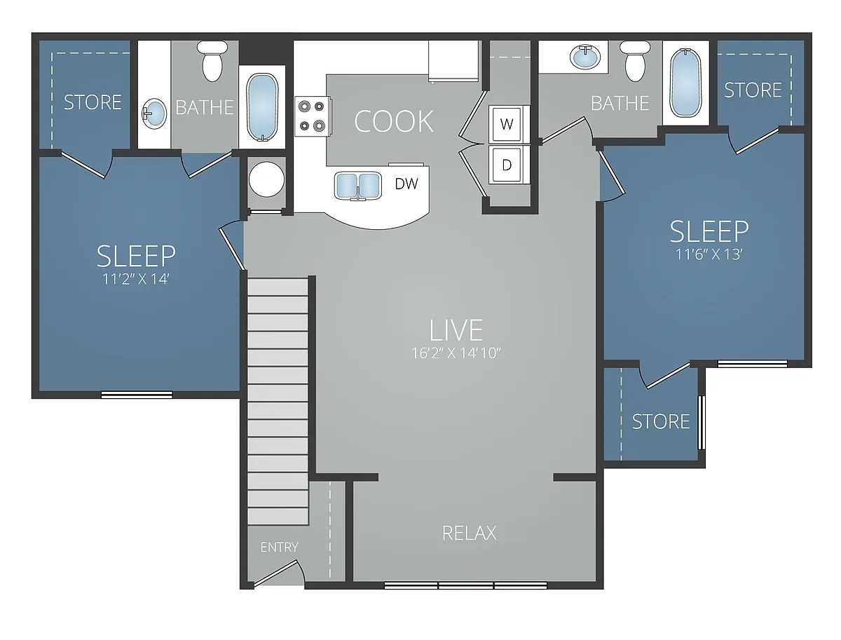 Floor plan B8