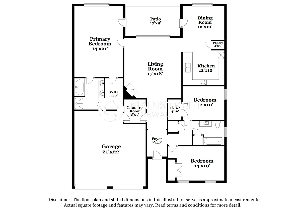 Floor Plan - 980 Valley Cir