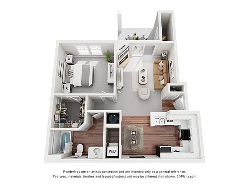 Floor plan A1-Cedar-Chestnut