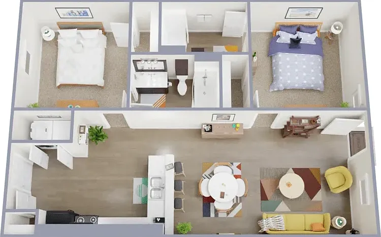 2x2 Floorplan 2x2 Floorplan