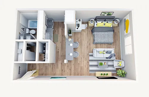 Floor plan Studio