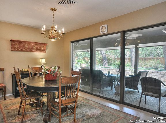 Breakfast Nook overlooks patio