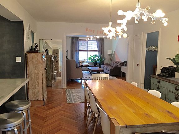 Open kitchen/dining area