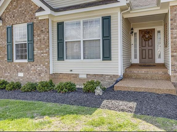 Covered front door entrance