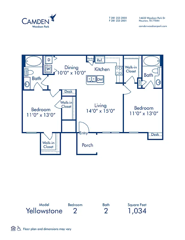 Floor plan Yellowstone