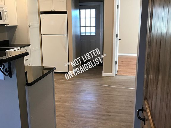 looking into kitchen