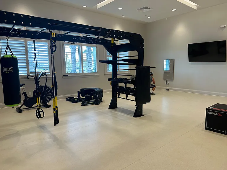 High intensity workout room