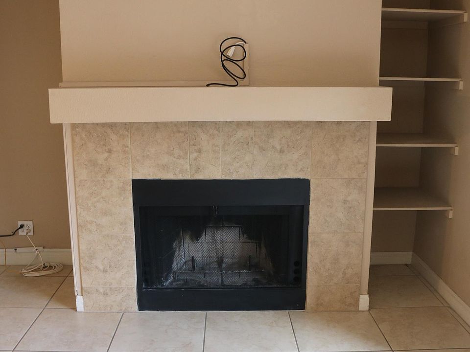 Wood burning fire place