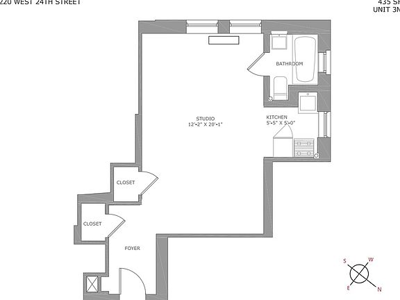 2nd image of 220 W 24th St APT 3N