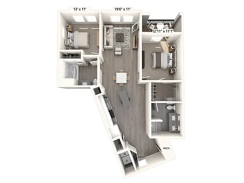 Floor plan B20U