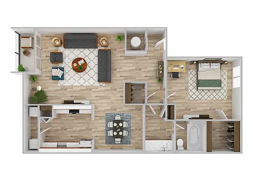 Floor plan Red Bud