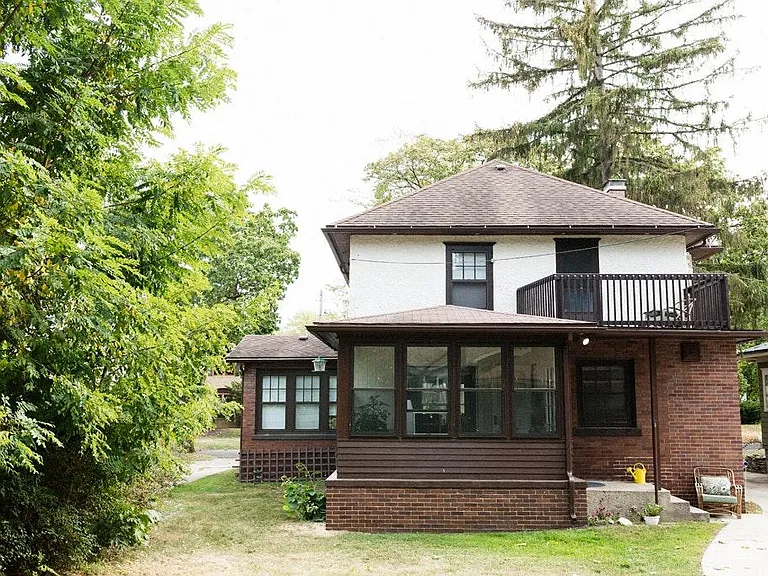 Rear of home