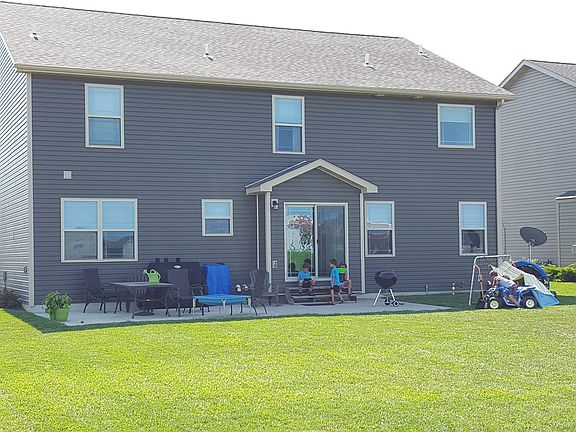 Back View, extended patio