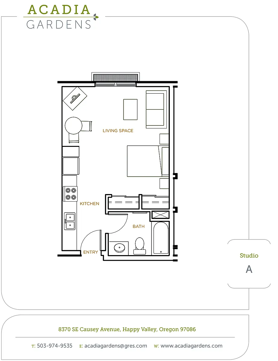 Floor plan Studio