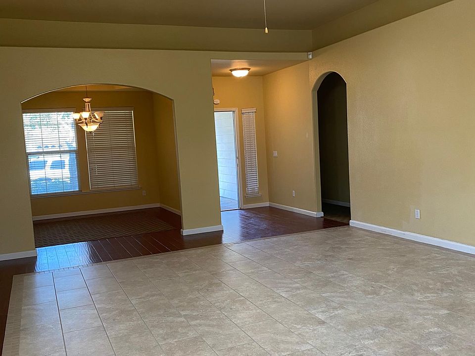 Looking toward front door from living room