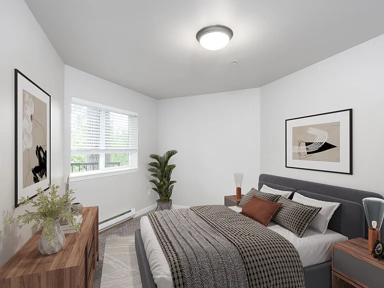 1x1 - 663 SF - Bedroom