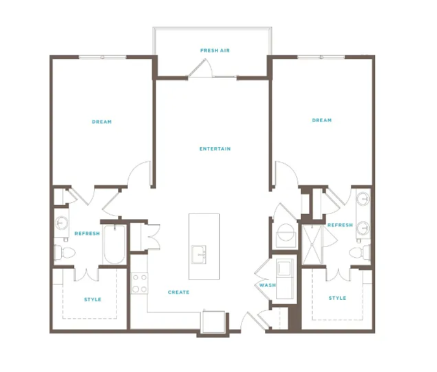 Floor plan B1K