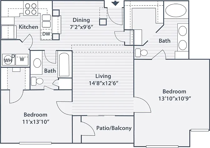 Floor plan B6