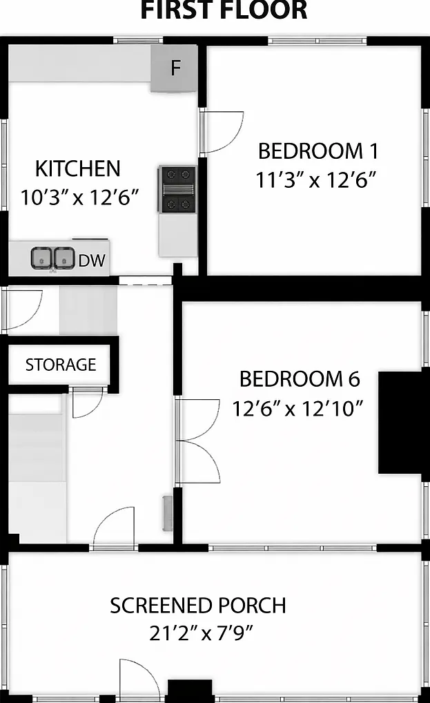 1317 Milton St. (6 BR+) - Tallard Apartments — Photo 2
