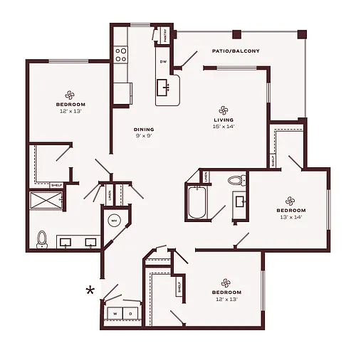 Floor plan Crawford