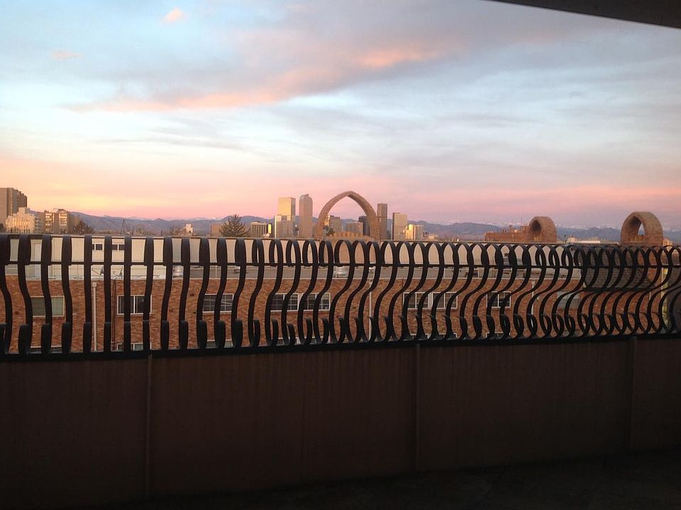 Sunset view from balcony
