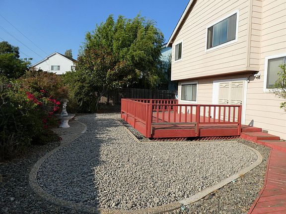 Spacious backyard