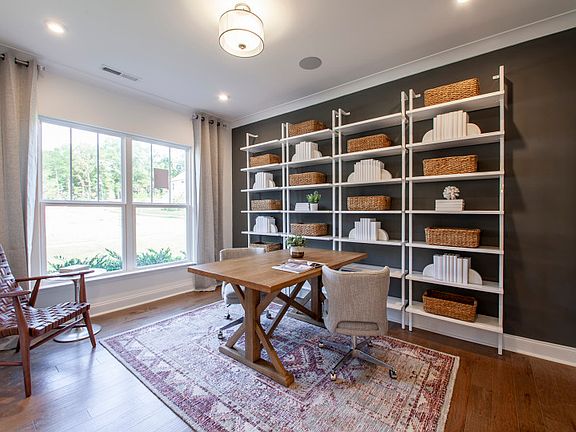 Flex Room off of Foyer with opt to convert into a Library Office.