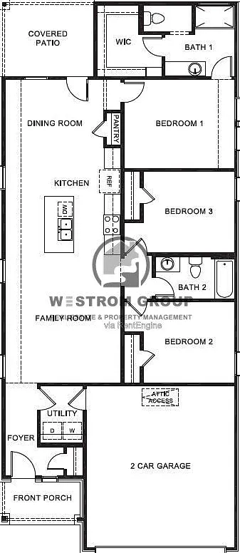 3 bed, 2.0 bath, 1440 sqft, $2,045 — Photo 2
