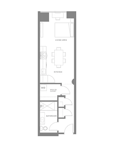 Floor plan Studio A
