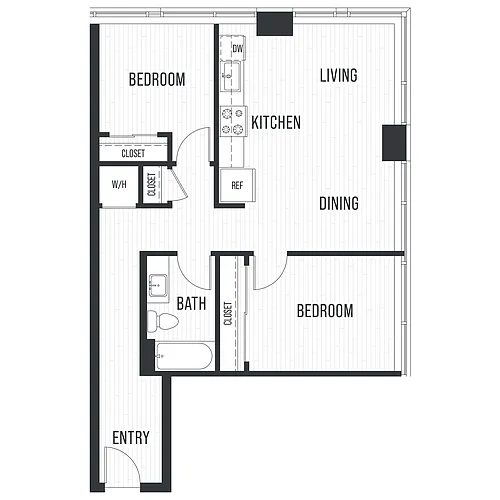 Floor plan Plan 2B
