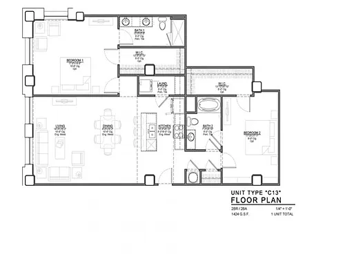Floor plan C13