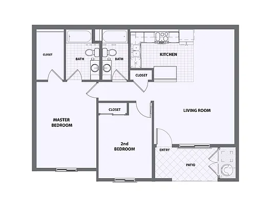 Floor plan 2X2