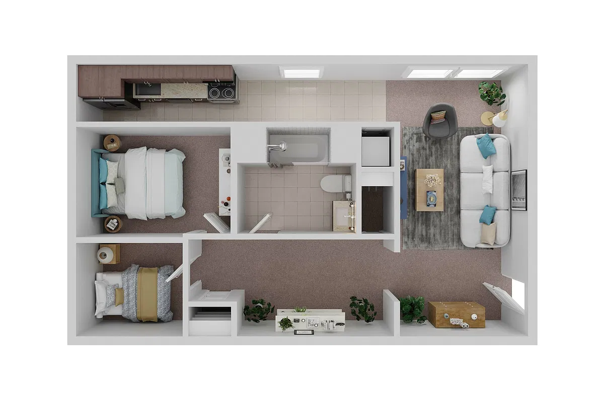 Floor plan 2 Bedroom