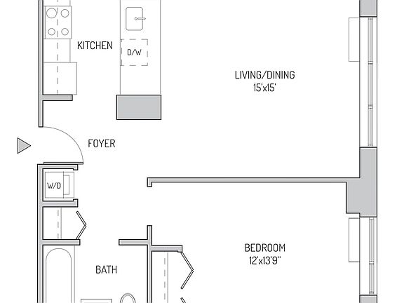 2nd image of 81 Fleet Pl APT 7L