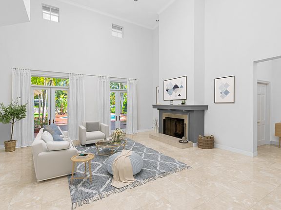 Virtually-staged and painted