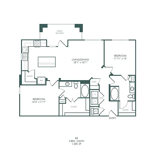 Floor plan B8- Attainable