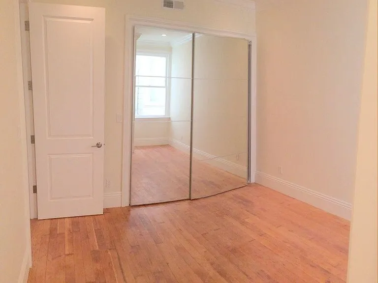 master bedroom, taken from door to master bedroom's bathroom